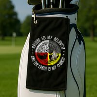 Nature is My Religion and The Earth is My Church Golf Towel