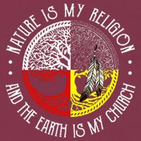 Nature is My Religion and The Earth is My Church 16oz Travel Tumbler