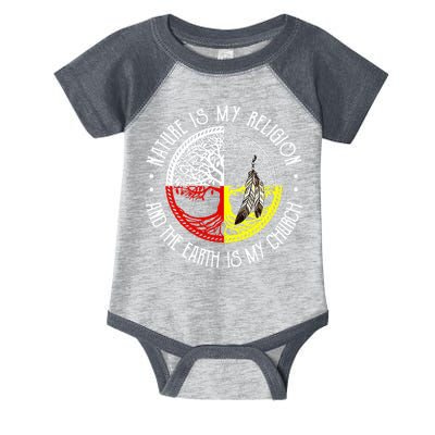 Nature is My Religion and The Earth is My Church Infant Baby Jersey Bodysuit
