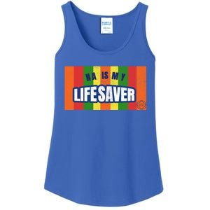 Na Is My Lifesaver Pop Art Narcotics Anonymous Aa Funny Gift Ladies Essential Tank