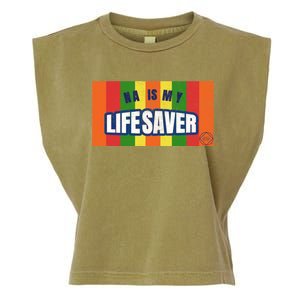 Na Is My Lifesaver Pop Art Narcotics Anonymous Aa Funny Gift Garment-Dyed Women's Muscle Tee