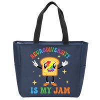 Neurodiversity Is MyJam Autism Awareness Special Education Zip Tote Bag