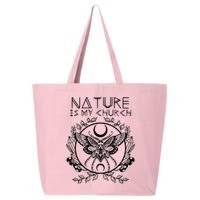 Nature Is My Church Moon Moth Witchcraft Wiccan Witch 25L Jumbo Tote