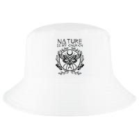 Nature Is My Church Moon Moth Witchcraft Wiccan Witch Cool Comfort Performance Bucket Hat