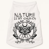 Nature Is My Church Moon Moth Witchcraft Wiccan Witch Doggie Tank