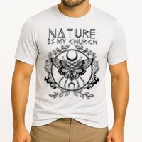 Nature Is My Church Moon Moth Witchcraft Wiccan Witch Performance Shirt