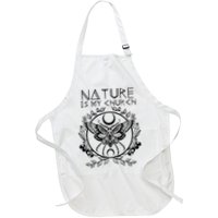 Nature Is My Church Moon Moth Witchcraft Wiccan Witch Apron