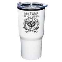 Nature Is My Church Moon Moth Witchcraft Wiccan Witch Tumbler
