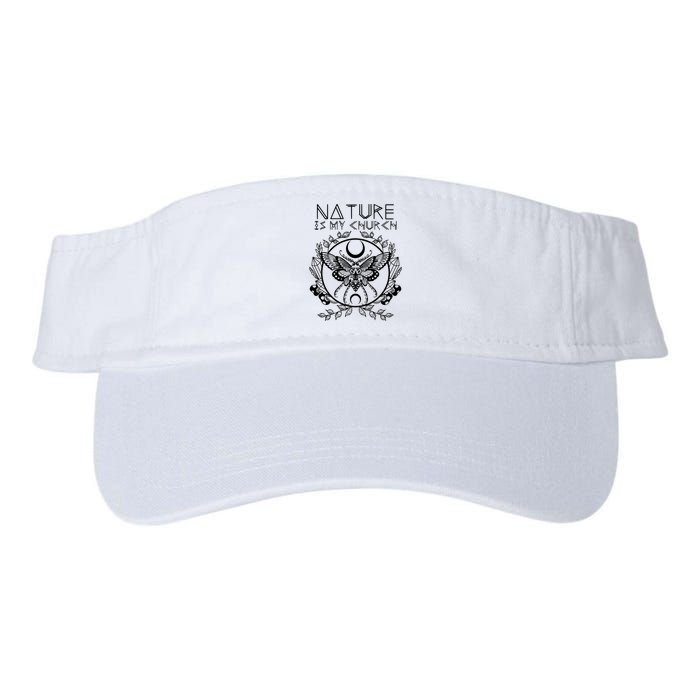 Nature Is My Church Moon Moth Witchcraft Wiccan Witch Visor