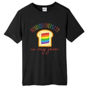 Neurodiversity Is My Jam Embrace Autism Awareness Acceptance Gift Tall Fusion ChromaSoft Performance T-Shirt