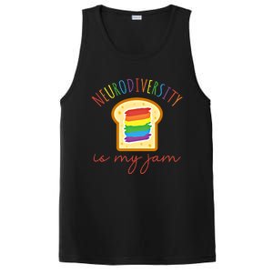 Neurodiversity Is My Jam Embrace Autism Awareness Acceptance Gift PosiCharge Competitor Tank