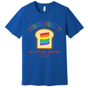 Neurodiversity Is My Jam Embrace Autism Awareness Acceptance Gift Premium T-Shirt