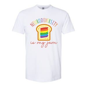 Neurodiversity Is My Jam Embrace Autism Awareness Acceptance Gift Softstyle CVC T-Shirt