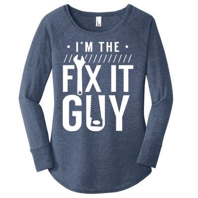 Name Is Mr Fix It Handy Hobbyist Diy Handy Tinkerer Gift Women's Perfect Tri Tunic Long Sleeve Shirt