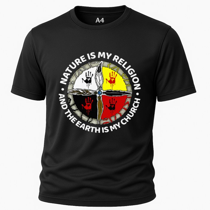 Nature Is My Religion And The Earth Is My Church Cooling Performance Crew T-Shirt