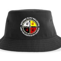 Nature Is My Religion And The Earth Is My Church Sustainable Bucket Hat