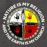 Nature Is My Religion And The Earth Is My Church Vector Backpack