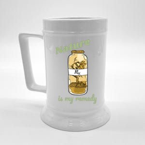 Nature Is My Remedy Nature Plants Outdoors Medicine Gift Beer Stein