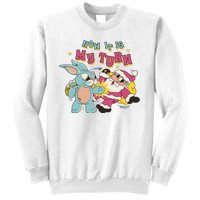 Now It's My Turn Funny Holiday Easter Bunny Santa Sweatshirt