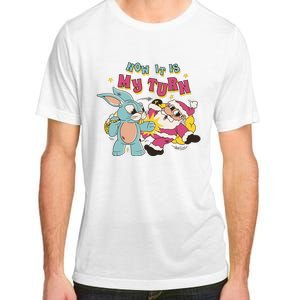 Now It's My Turn Funny Holiday Easter Bunny Santa Adult ChromaSoft Performance T-Shirt