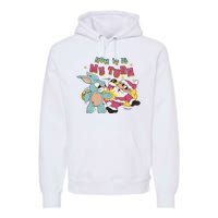 Now It's My Turn Funny Holiday Easter Bunny Santa Premium Hoodie