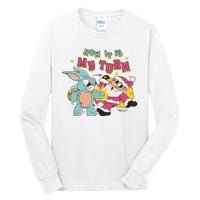 Now It's My Turn Funny Holiday Easter Bunny Santa Tall Long Sleeve T-Shirt