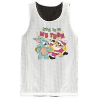 Now It's My Turn Funny Holiday Easter Bunny Santa Mesh Reversible Basketball Jersey Tank