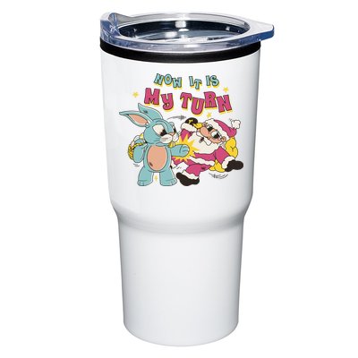 Now It's My Turn Funny Holiday Easter Bunny Santa Tumbler
