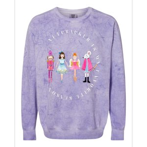 Nutcracker Is My Favorite Season Matching Family Christmas Colorblast Crewneck Sweatshirt