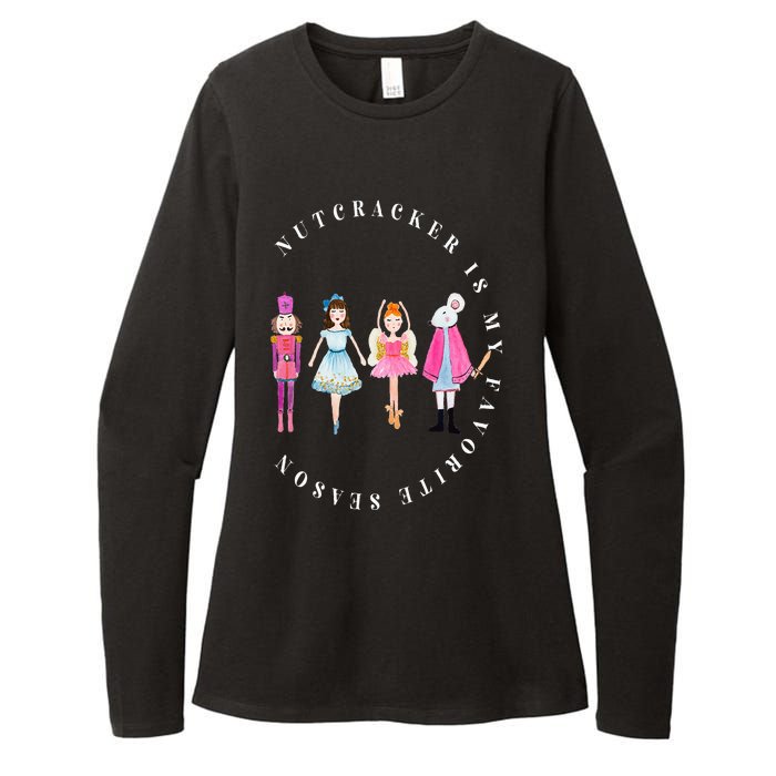 Nutcracker Is My Favorite Season Matching Family Christmas Womens CVC Long Sleeve Shirt