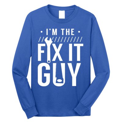 Name Is Mr Fix It Handy Hobbyist Diy Handy Tinkerer Cute Gift Long Sleeve Shirt