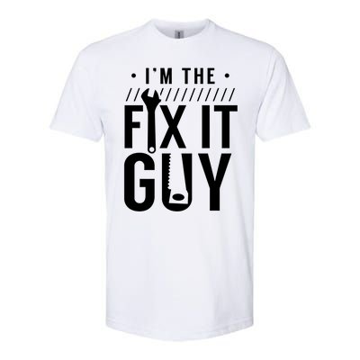 Name Is Mr Fix It Handy Hobbyist Diy Handy Tinkerer Cute Gift Softstyle® CVC T-Shirt