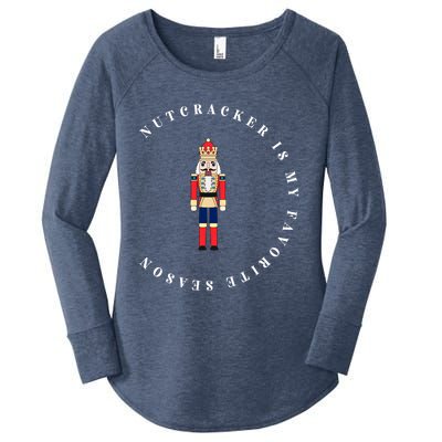 Nutcracker Is My Favorite Season Matching Family Christmas Funny Gift Women's Perfect Tri Tunic Long Sleeve Shirt