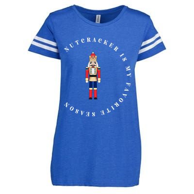 Nutcracker Is My Favorite Season Matching Family Christmas Funny Gift Enza Ladies Jersey Football T-Shirt