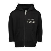 Not In My Holler Toddler Zip Fleece Hoodie