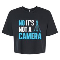 No It's Not A Camera Surveyor Land Examiner Cartographer Bella+Canvas Jersey Crop Tee