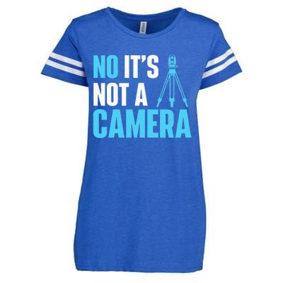 No It's Not A Camera Surveyor Land Examiner Cartographer Enza Ladies Jersey Football T-Shirt