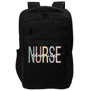 Neuro Icu Nurse Boho Neurology Icu Nurse Gift Impact Tech Backpack