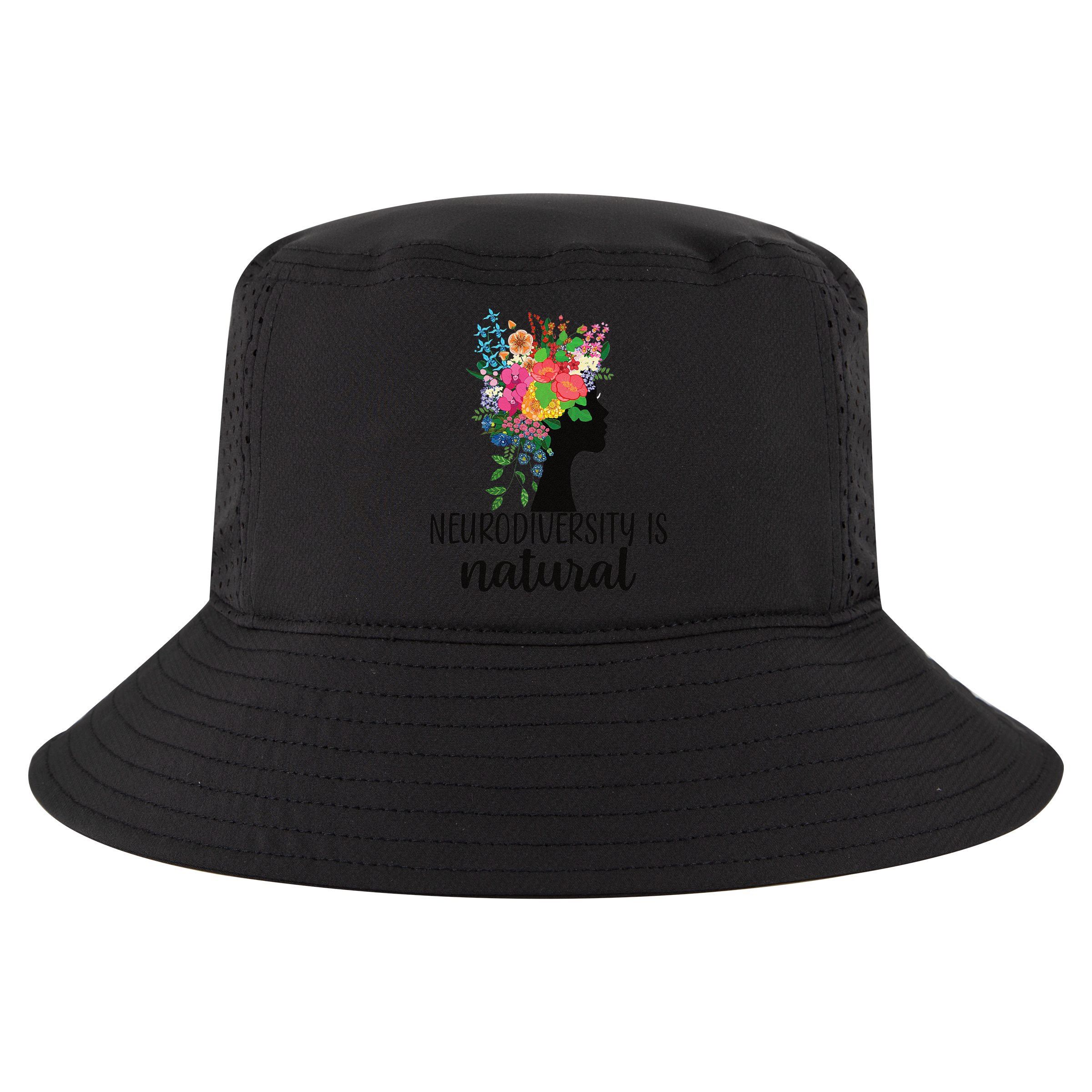 Neurodiversity Is Natural Autism Neurodivergent Cool Comfort Performance Bucket Hat