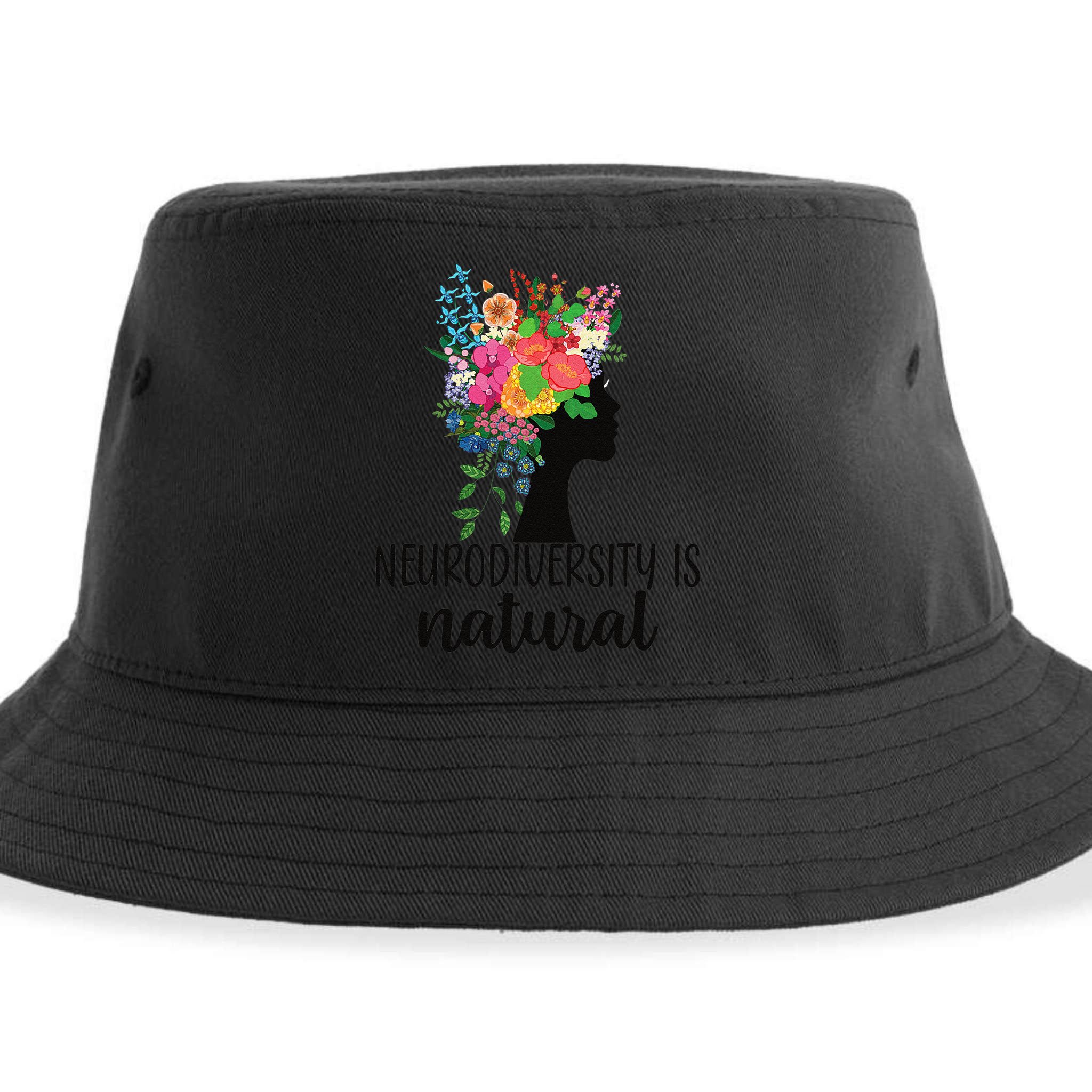 Neurodiversity Is Natural Autism Neurodivergent Sustainable Bucket Hat