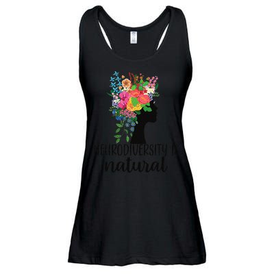 Neurodiversity Is Natural Autism Neurodivergent Ladies Essential Flowy Tank