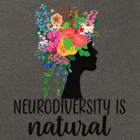 Neurodiversity Is Natural Autism Neurodivergent Cotton Canvas Backpack