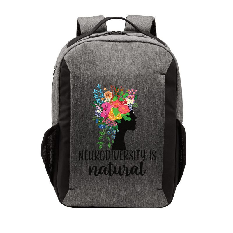 Neurodiversity Is Natural Autism Neurodivergent Vector Backpack