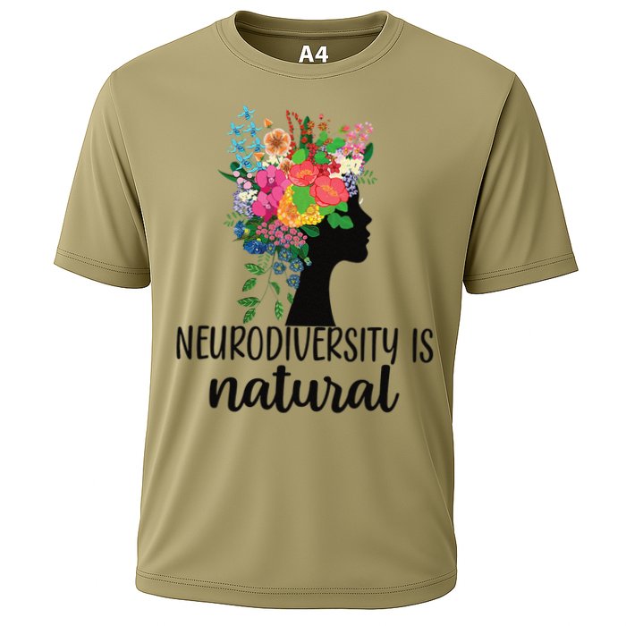 Neurodiversity Is Natural Autism Neurodivergent Cooling Performance Crew T-Shirt