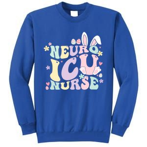 Neuro Icu Nurse Easter Bunny Neuro Icu Nursing Easter Day Gift Tall Sweatshirt