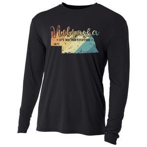 Nebraska ItS Not For Everyone Usa America Cooling Performance Long Sleeve Crew