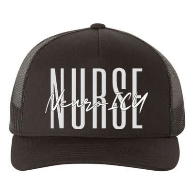 Neuro ICU Nurse Neurology Nursing Surgical Neuro Tech Yupoong Adult 5-Panel Trucker Hat