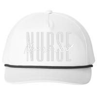 Neuro ICU Nurse Neurology Nursing Surgical Neuro Tech Snapback Five-Panel Rope Hat