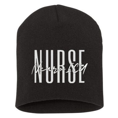 Neuro ICU Nurse Neurology Nursing Surgical Neuro Tech Short Acrylic Beanie