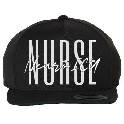 Neuro ICU Nurse Neurology Nursing Surgical Neuro Tech Wool Snapback Cap